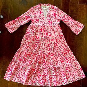 Sunday Up Tiered 3/4 Sleeve Dress